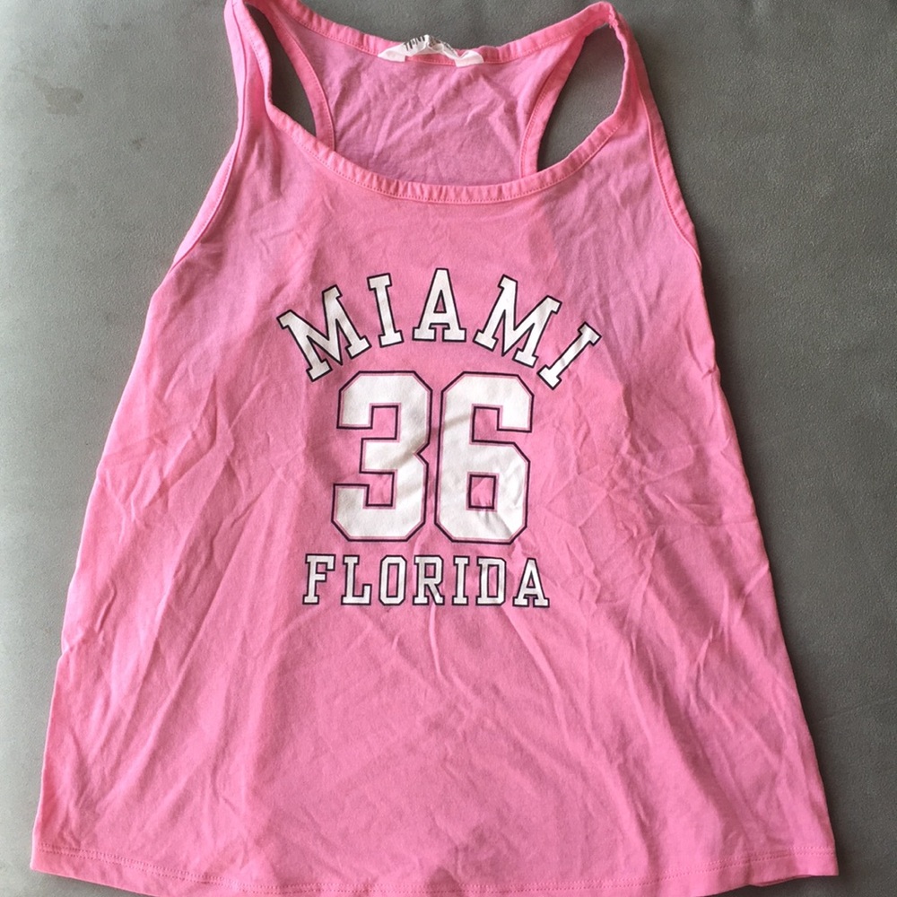 H&M GIRLS PINK TANK TOP